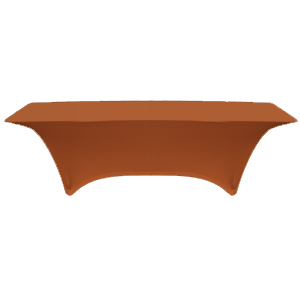 Copper Buffet Tables Cover with Stretch Fabric