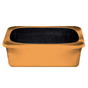 Stretch Fabric Bus Tub Covers - Antique Gold