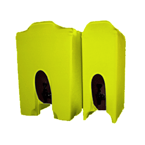 Stretch Fabric Beverage Covers - Neon Yellow