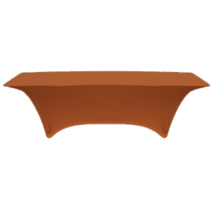 Copper Buffet Tables Cover with Stretch Fabric