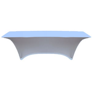 Light Blue Buffet Covers with Stretch Fabrics 