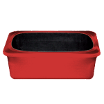 Stretch Fabric Bus Tub Covers - Red