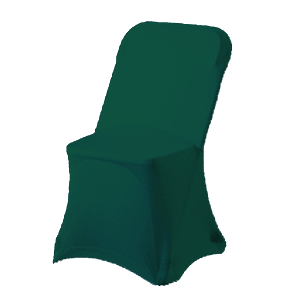Folding Chair Covers Made From Stretch Fabric - Hunter Green