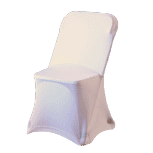 Folding Chair Covers Made From Stretch Fabric - Nude
